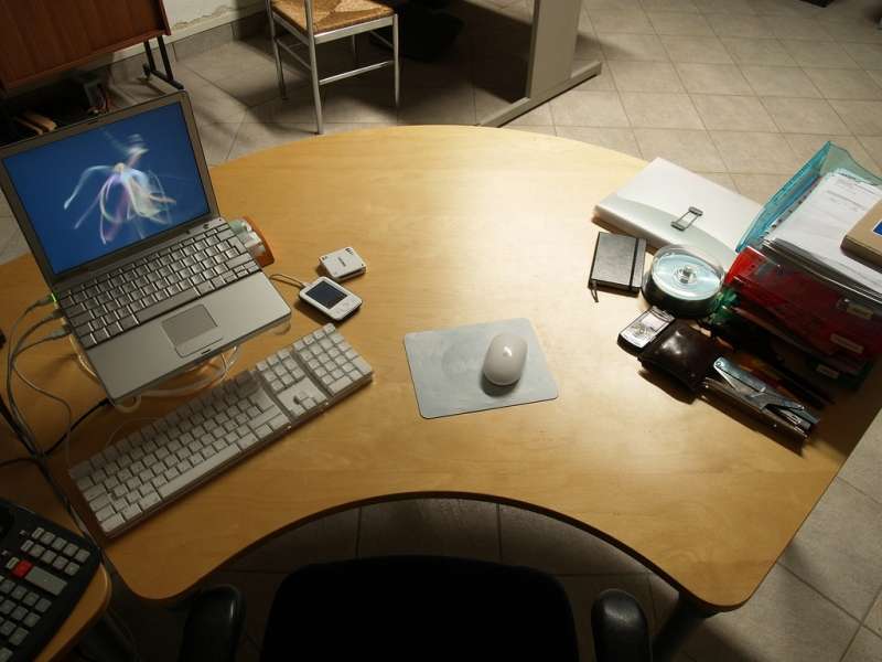 My desk @ office