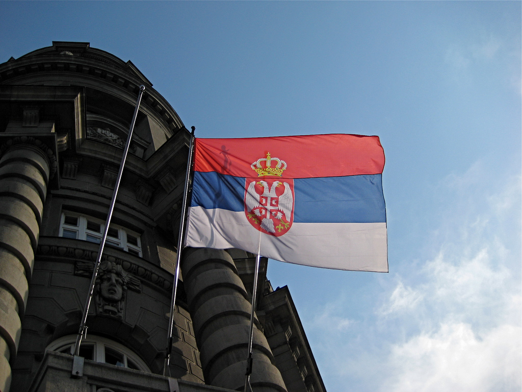 Serbian flag - Photo credit: StephYo via Remodel / CC BY-NC-SA © 2016 FOTER.COM Blog Contact Terms Sitemap Privacy Policy