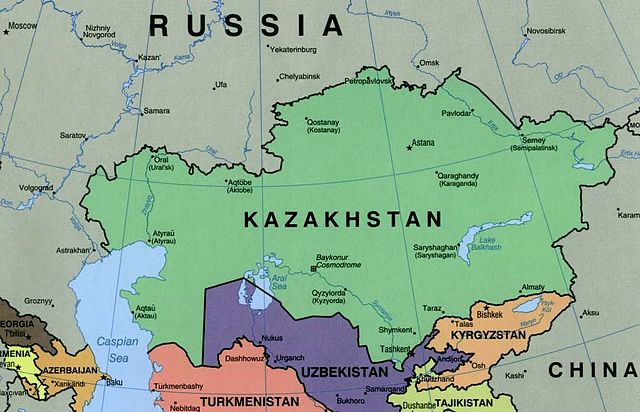 Kazakhstan - Author U.S. Central Intelligence Agency