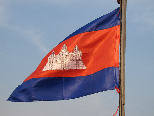 Cambodia Flag - Photo credit: Chuck Moravec