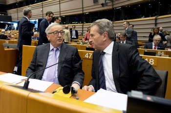 Juncker e Oettinger - © European Union, 2018/Source: EC - Audiovisual Service