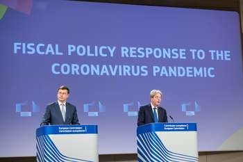 Dombrovskis e Gentiloni - Photographer: Lukasz Kobus - Credit: European Union, 2021