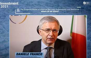 Ministro Daniele Franco al RIF 2021 - Credit: @FeBAF